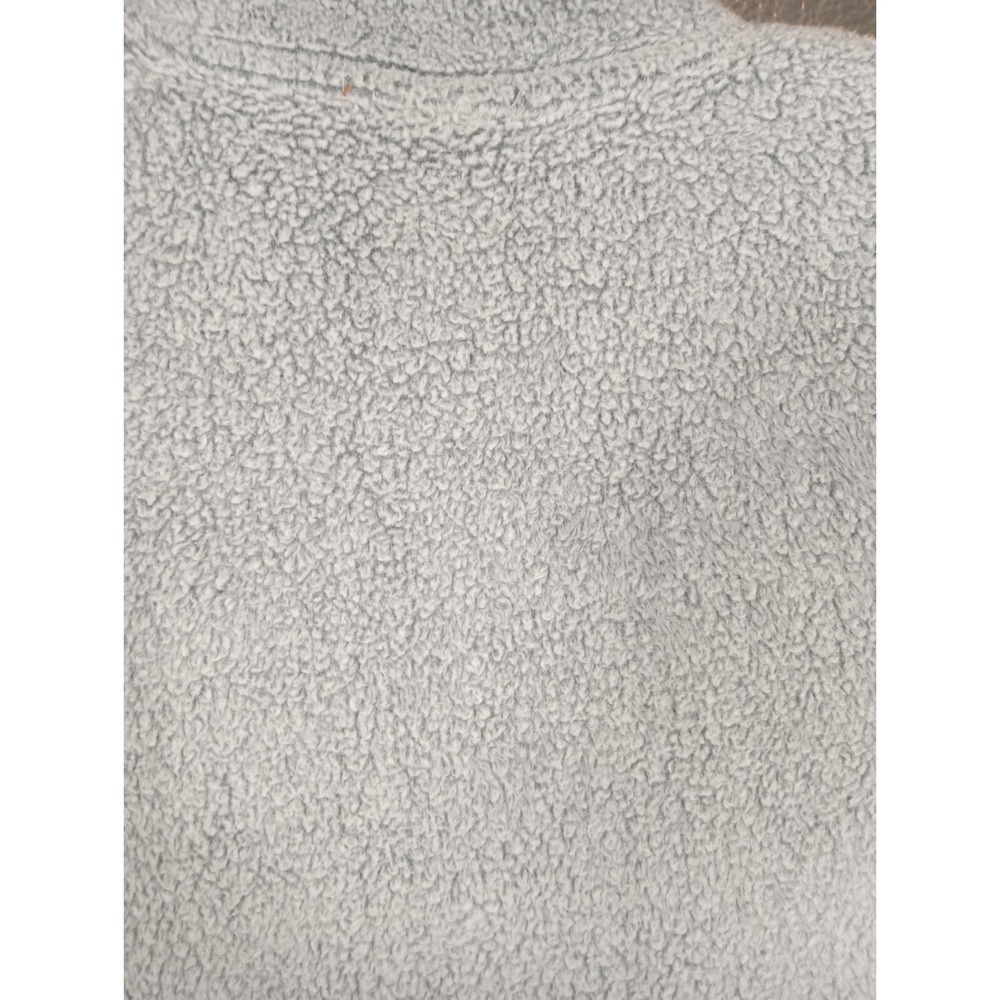 Colosseum Athletics Women's Miami Hurricanes XL Sherpa Gray 1/4 Zip Pullover Y2K - Picture 7 of 14